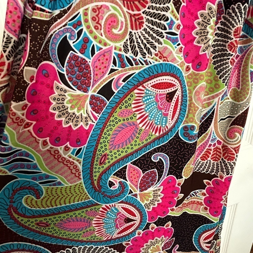 KU2 dress. Kokomo Unlimited. Spaghetti straps. Bright colors. Maxi length Size M - Picture 3 of 5